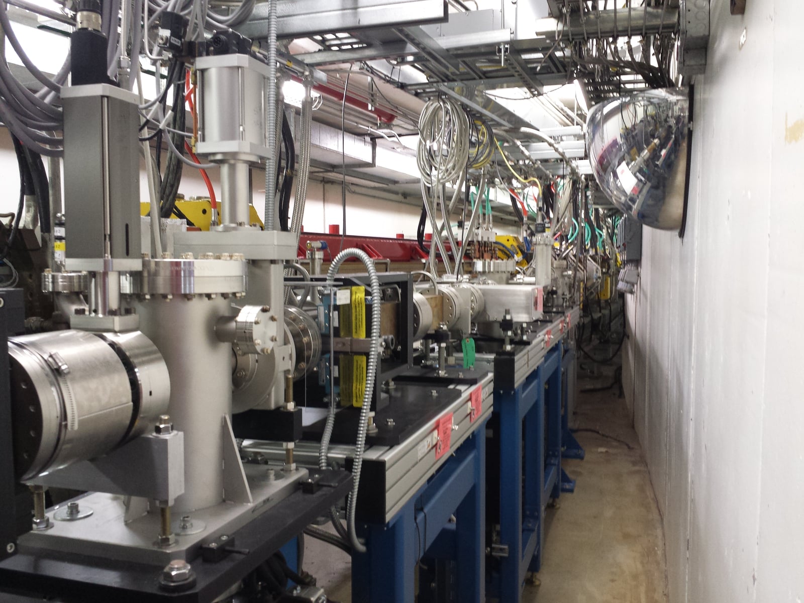 Archive photograph of equipment inside Argonne’s Advanced Photon Source.