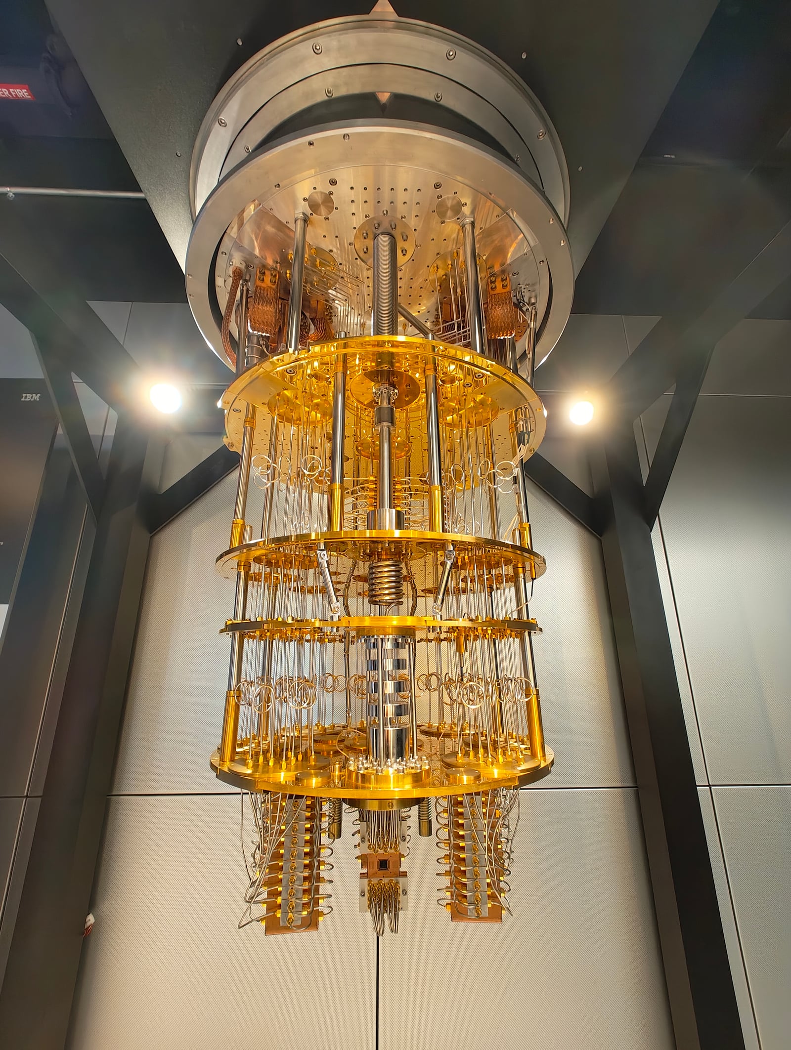 Archive photograph of IBM Quantum System One in 2024; not the Heron feedback experiment.