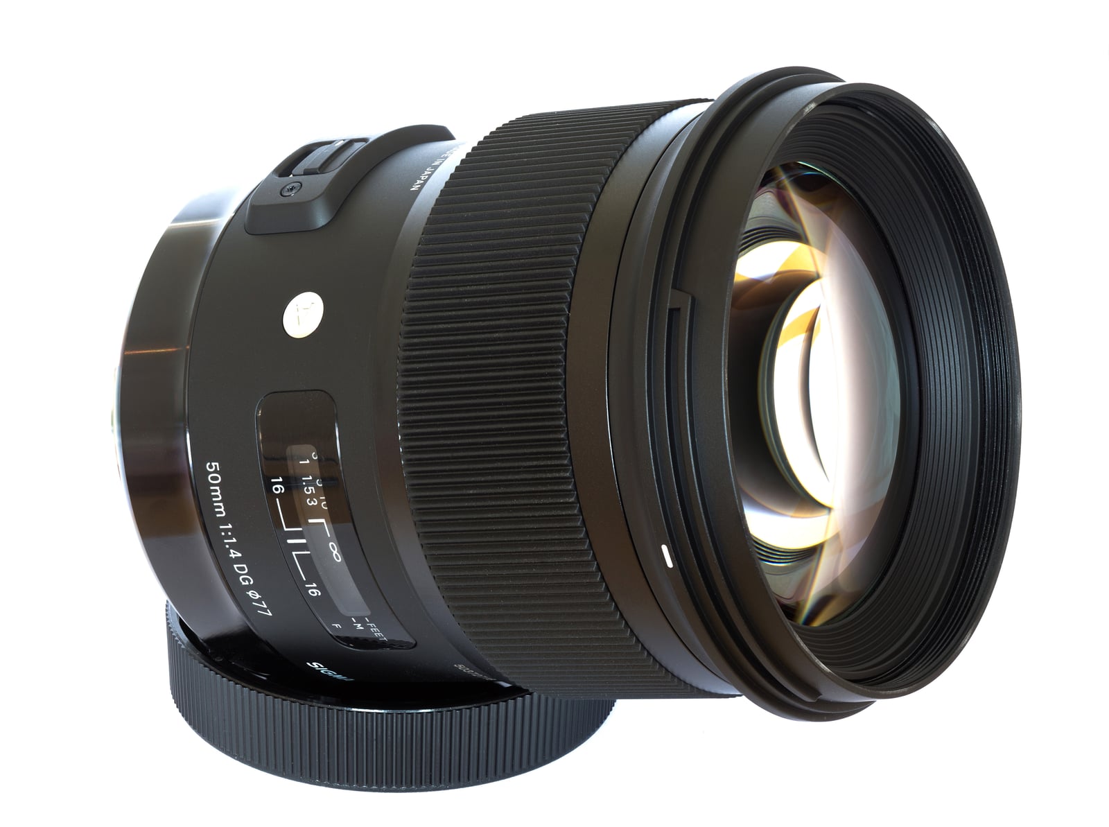 Archive photograph of an older Sigma 50mm F1.4 Art prime from 2014; not the new 50–120mm F2.8 zoom.
