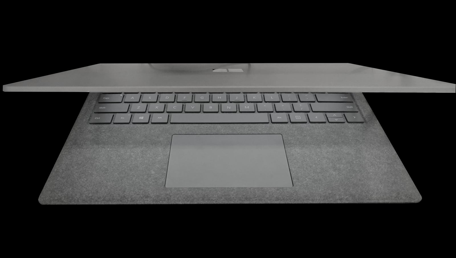 Archive photograph of an older Surface Laptop from 2017; not the Surface Laptop Ultra announced for October 2026 availability.